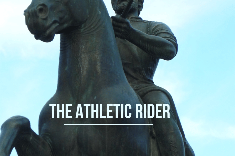 horse statue with strong rider