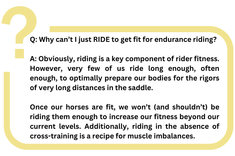 endurance rider fitness FAQ