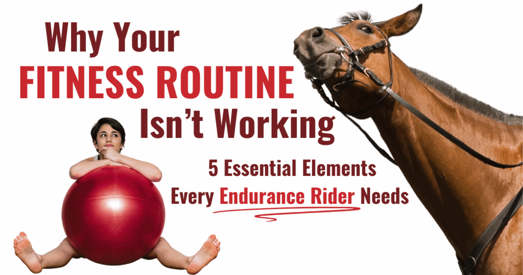 endurance horse rider fitness routine