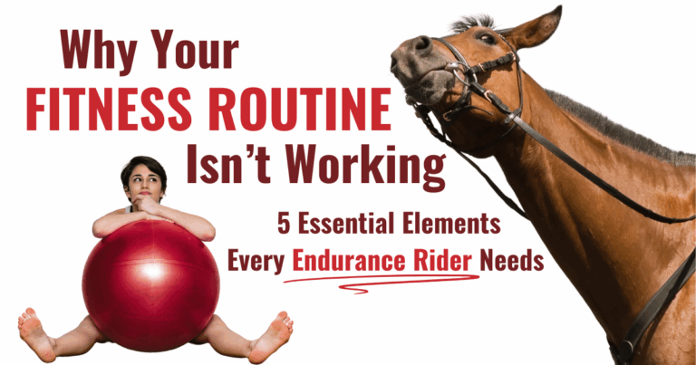 endurance horse rider fitness routine