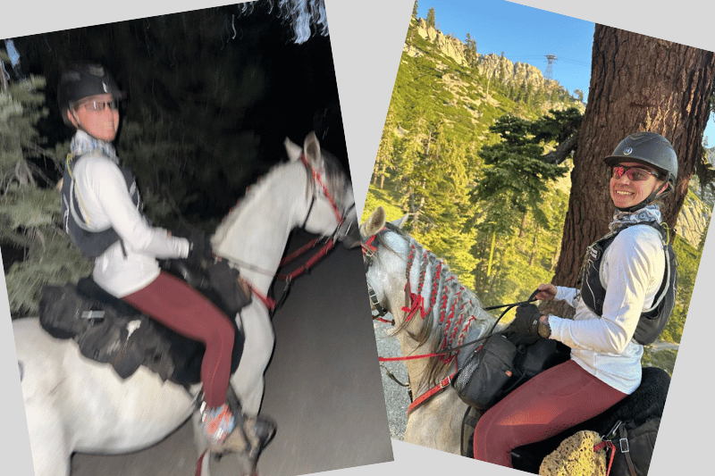 Tevis start climb to high camp